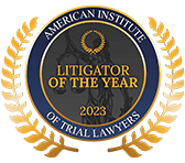 Litigator of The Year - 2023, American Institute of Trial Lawyers